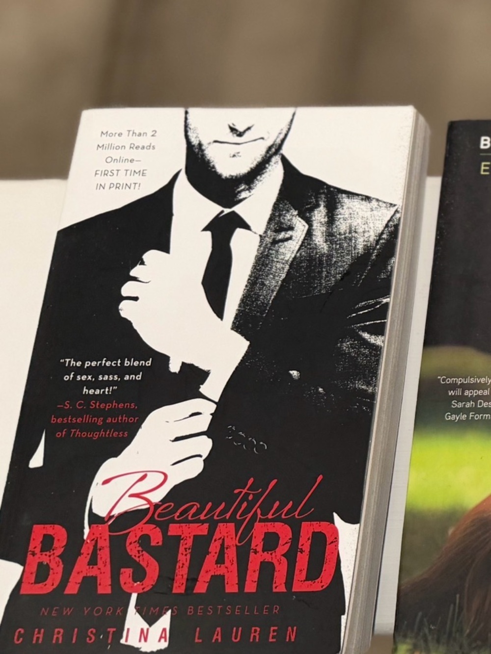 Beautiful Bastard by Christina Lauren- Paperback Novel